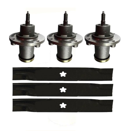 Aic Replacement Parts Deck Spindle Blade Kit Fits Husqvarna 42 EZ4217 YT42XLS YTH2242TDF YTH2242TDRF KT-FRS20-0053